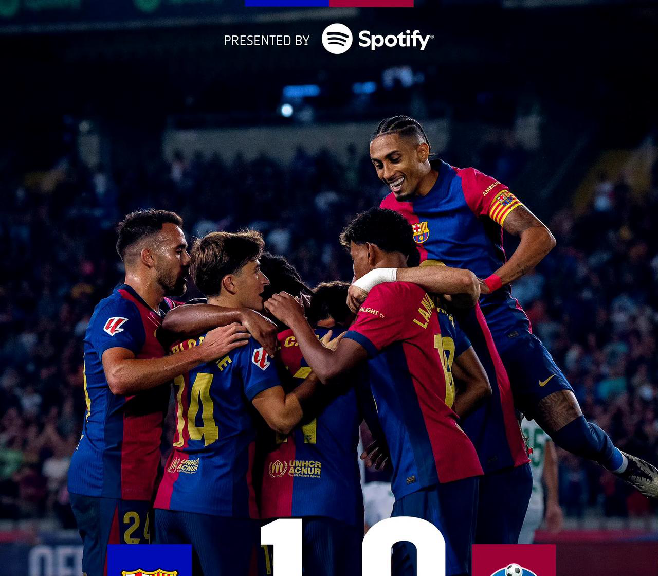 九游娱乐登录入口-巴萨中场布斯克茨破门，队友围捧晋级前景看好